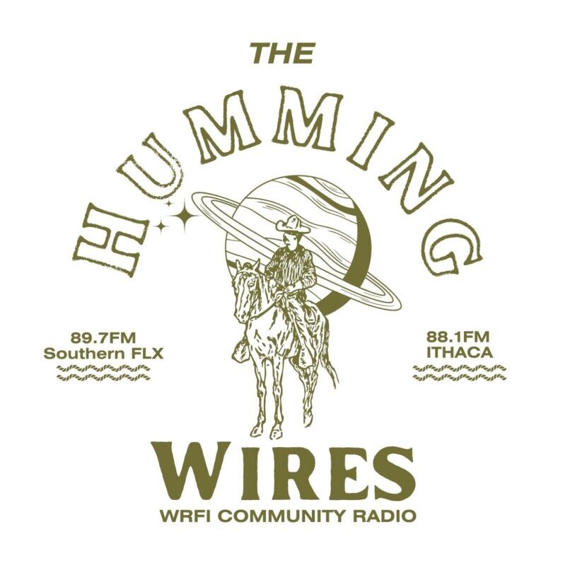 The Humming Wires - WRFI Logo (Social or Print) (T-Shirt) (1)